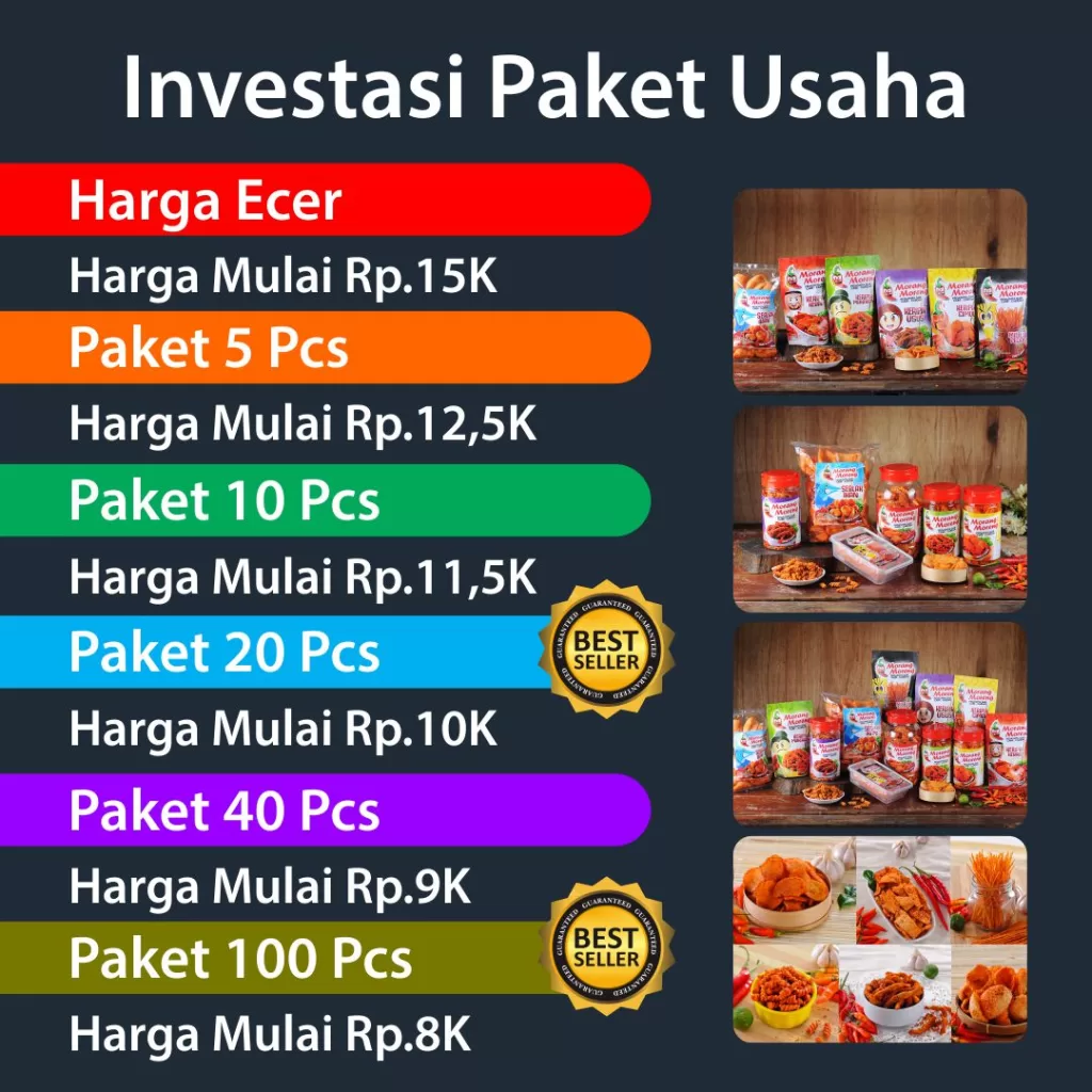 Paket Usaha Keripik Pedas